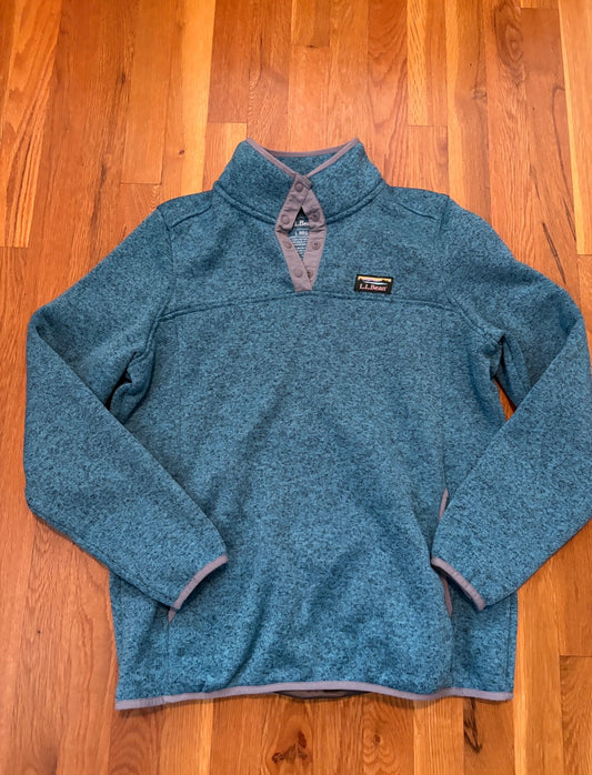 #116 Women’s LL Bean quarter snap pullover large
