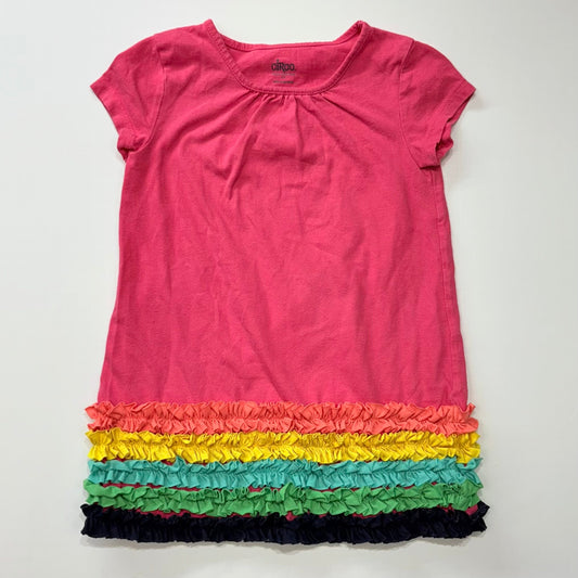 Seller 189 Girls 4T Circo Rainbow Ruffle Dress VGUC