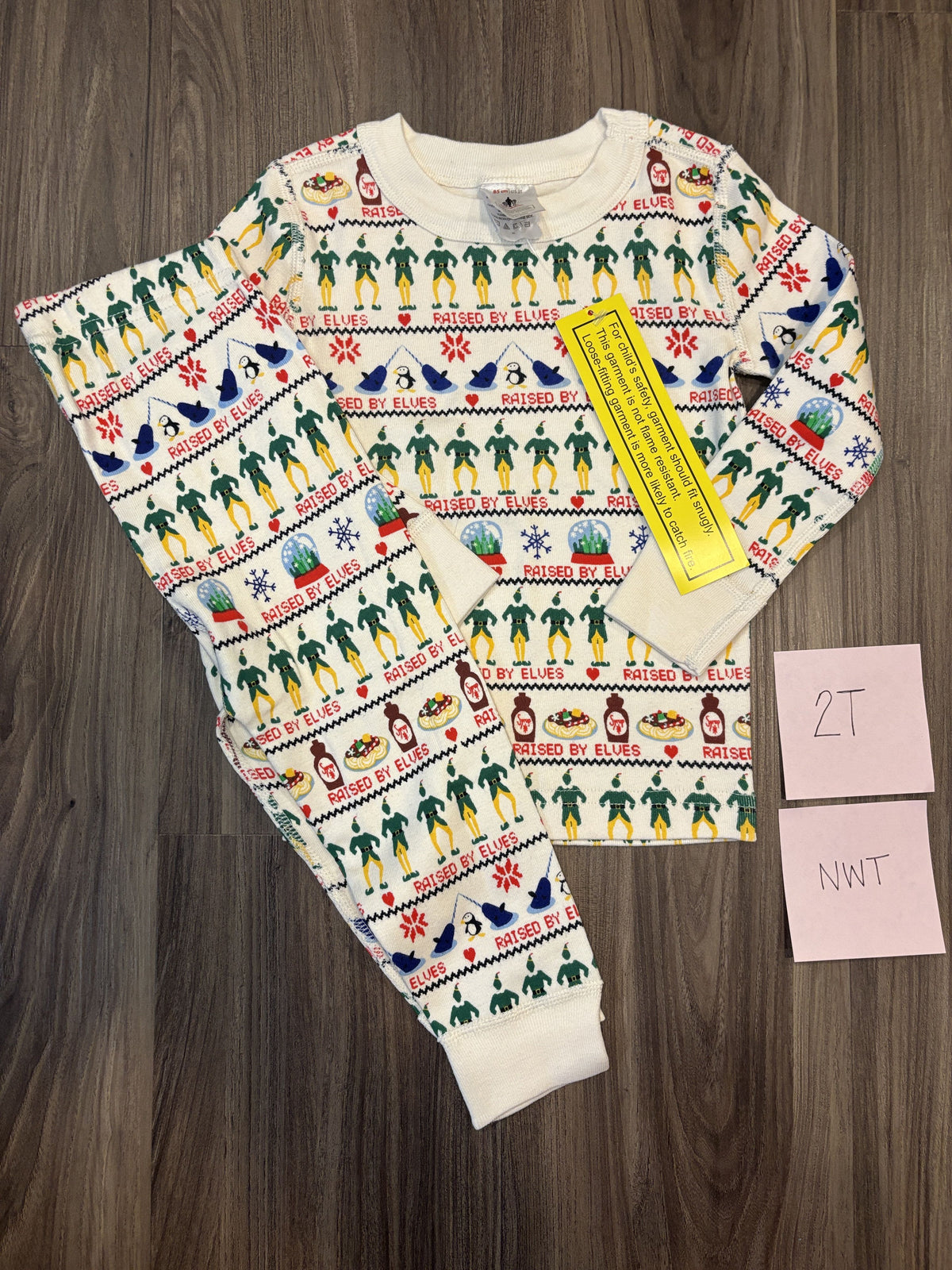 #138 - 2T NWT Hanna Andersson Elf Christmas PJs