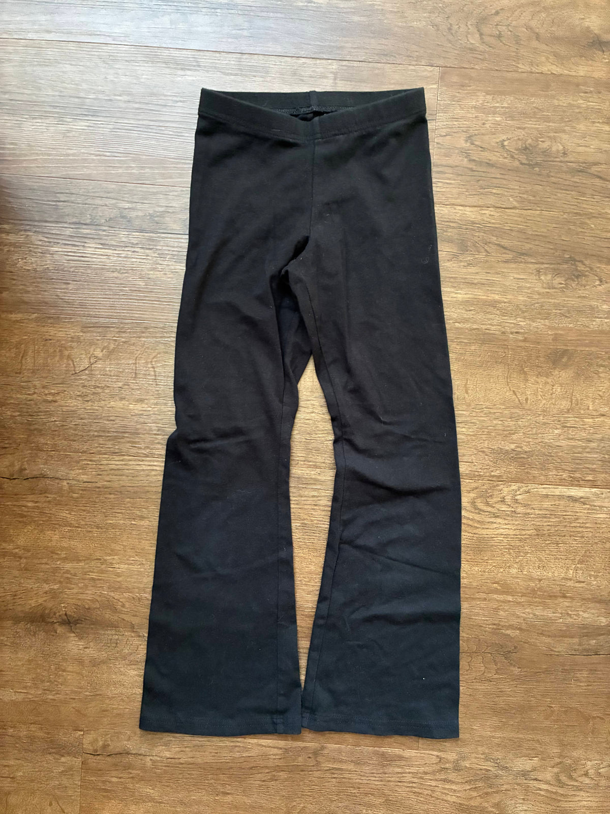 #126 VGUC Old Navy Black Flare Leggings & Jumping Beans Gray Leggings Girls 8