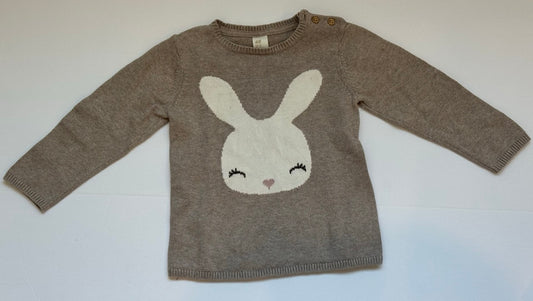 #82 H&M Bunny Sweater Girls Size 2T