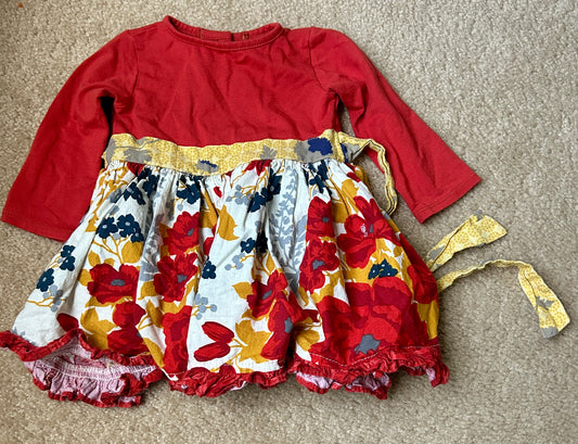#15 Persnickety 3-6m Fall Floral Dress (Retails for $75!)