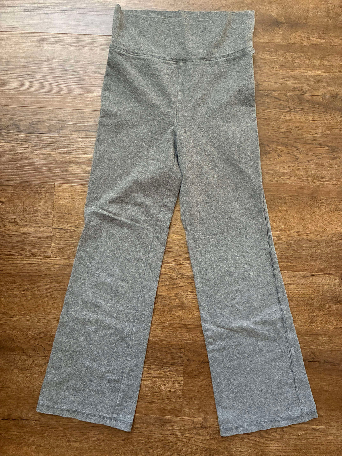 #126 Justice Gray Flare Leggings & Pink Joggers Girls 8