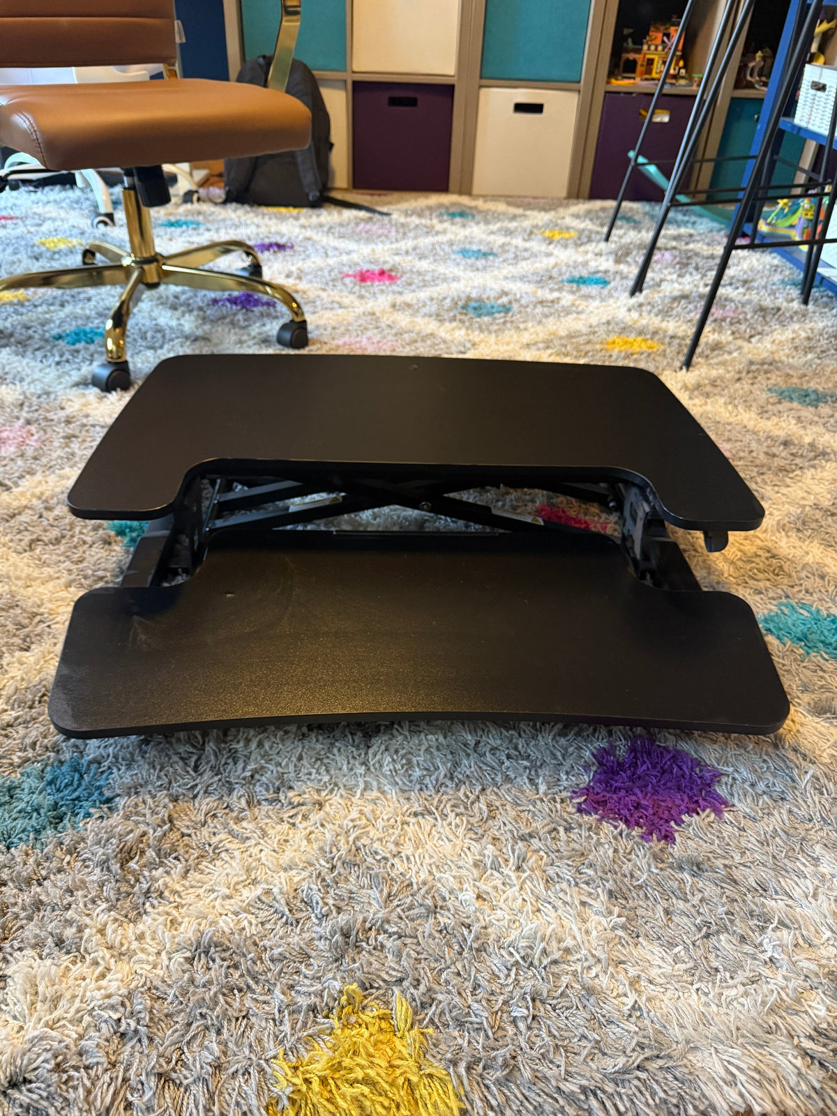 155 Sit to Stand Desk Topper 28 inches Wide VGUC -- PPU ONLY