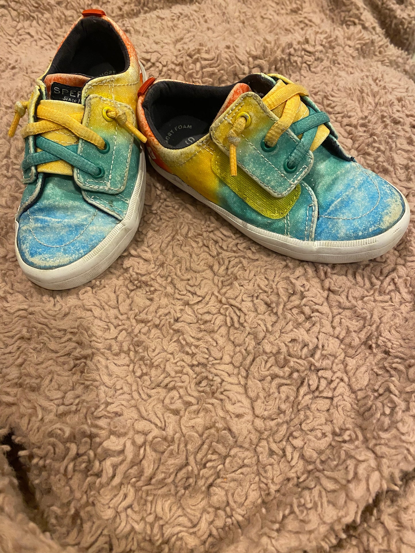 Seller #191 Size 8 Rainbow Sperry Shoes