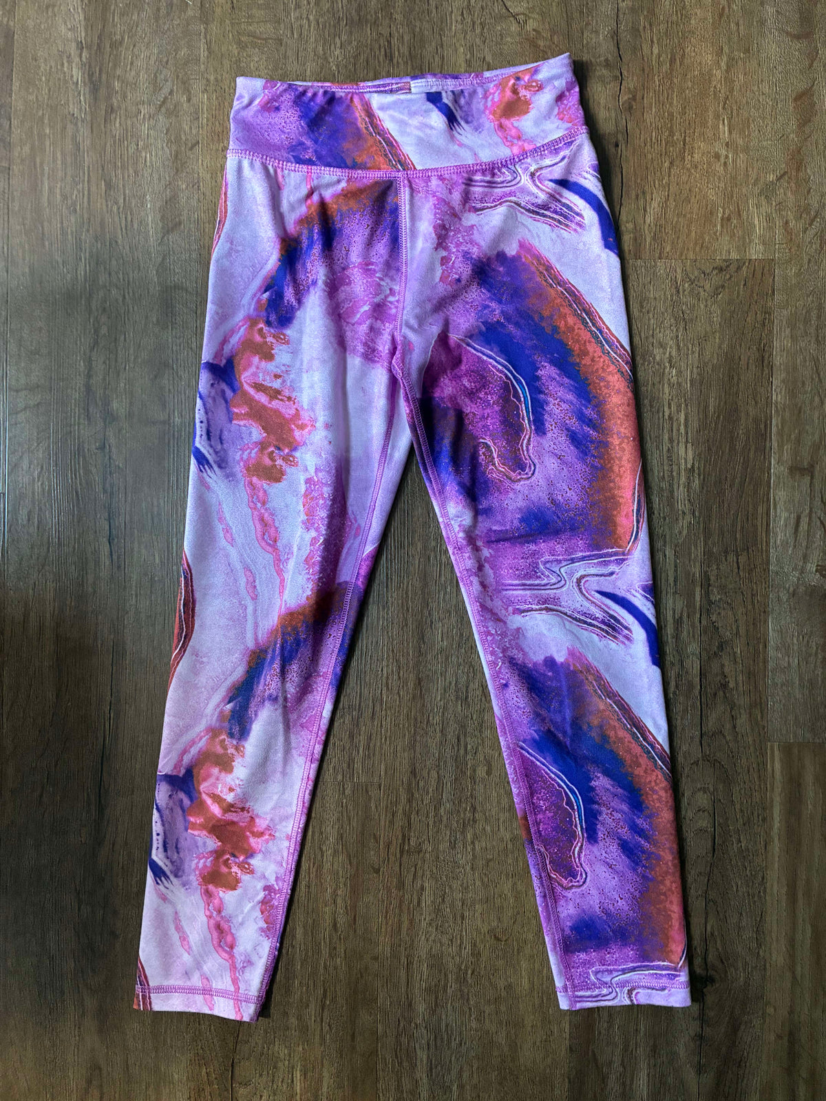 #126 3 Pairs - Jumping Beans Active Multicolor Leggings Girls 8