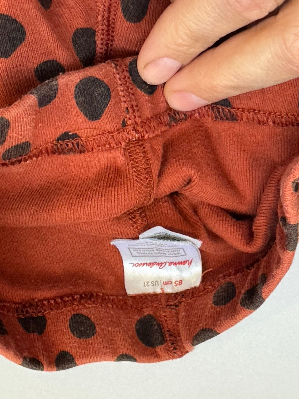 #82 Hanna Anderson Leopard Print PJs Girls Size 2T