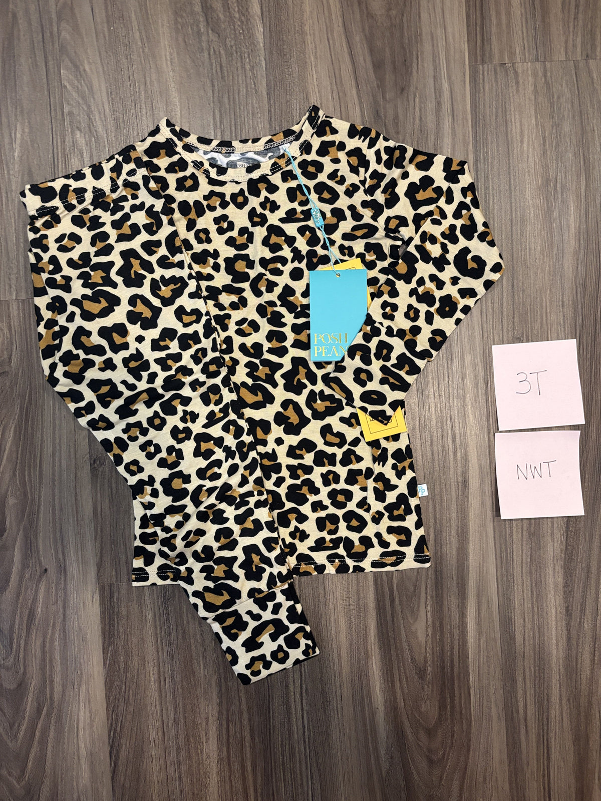 #138 - 3T NWT Bamboo (Posh Peanut) Lana PJs