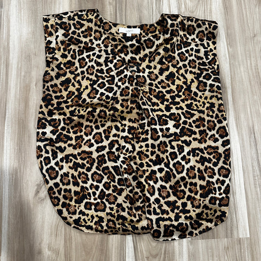 Seller 147 | Women’s L Loft Satin top | animal print