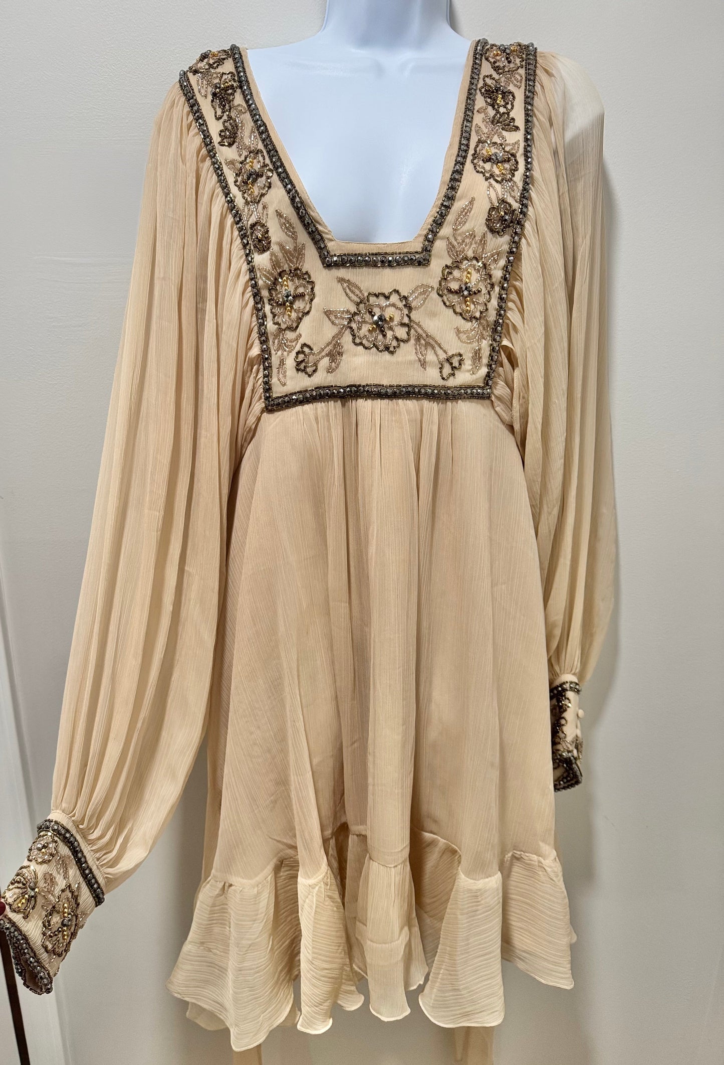 *REDUCED* #108 Women's ASOS Beaded Dress Size 14 EUC