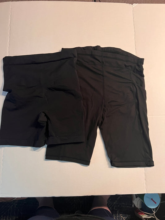 Two bike shorts