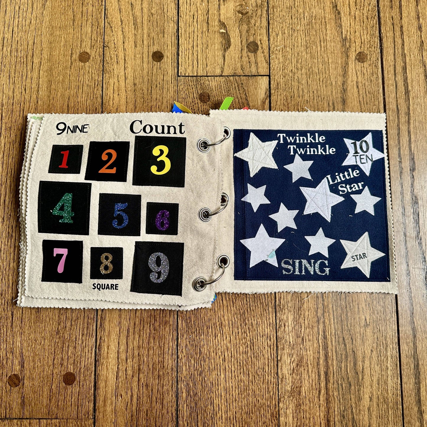 #95 My Busy Book - fun pages counting 1-10