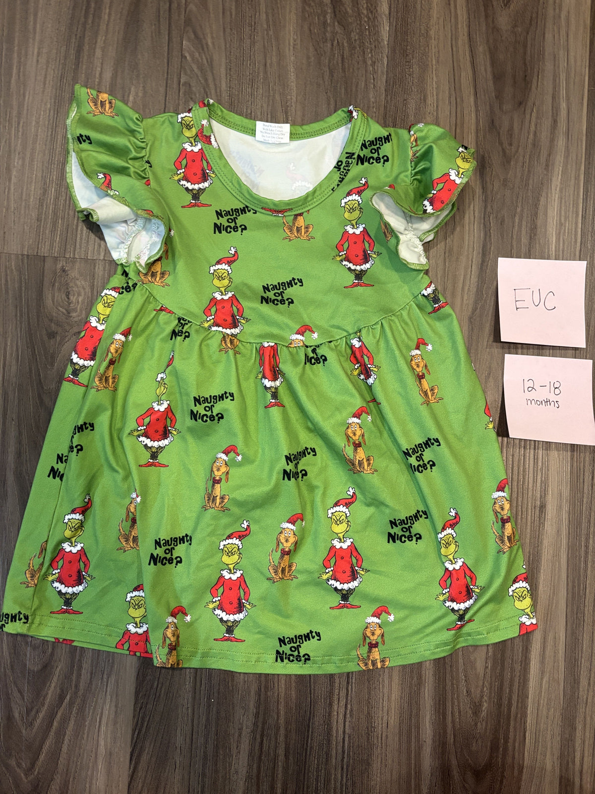 #138 - 12-18 Mo EUC Grinch Dress