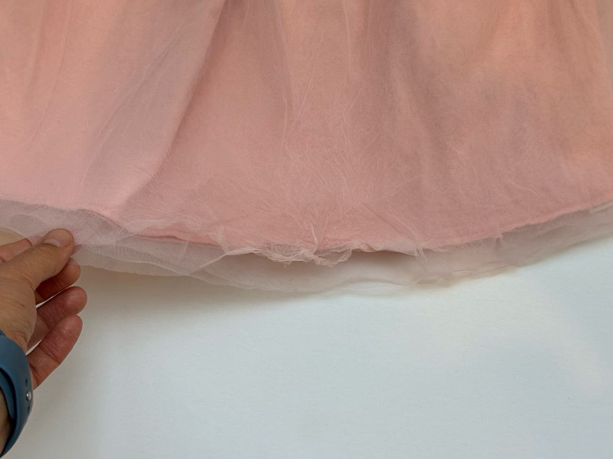 #82 Baby Boden Bunny Dress with Tulle Girls Size 3-4T (Play Condition)