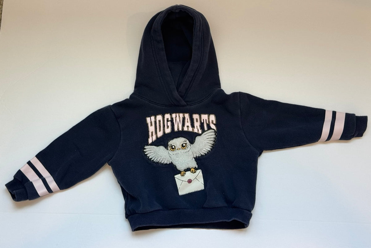 #82 H&M Harry Potter Hedwig Owl Sweatshirt Girls Size 2T