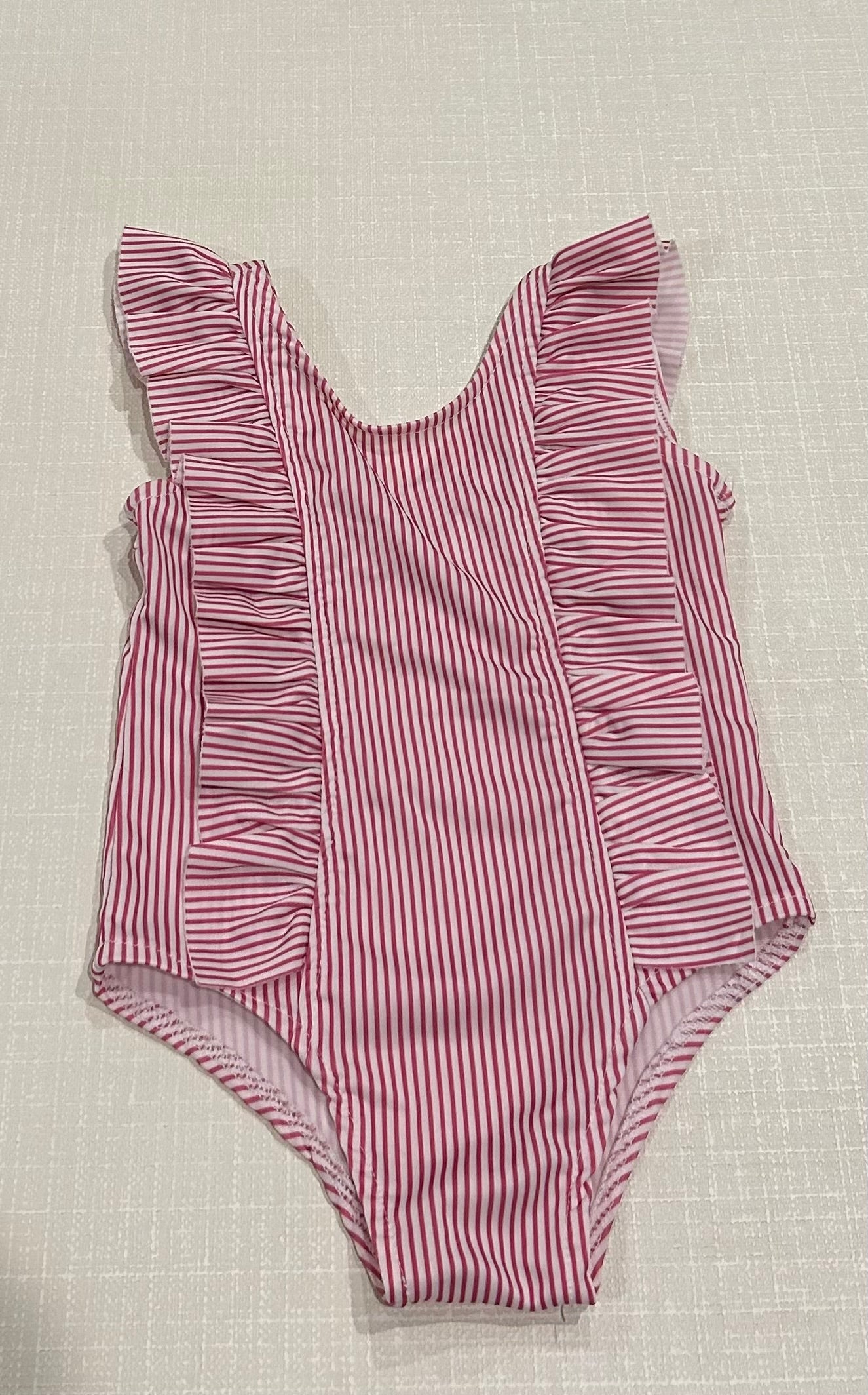 Striped ruffle swimsuit size 80 45224