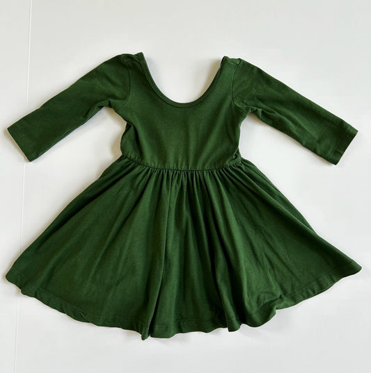 Seller #105 - 2T Girls Green Alice and Ames Dress GUC to VGUC