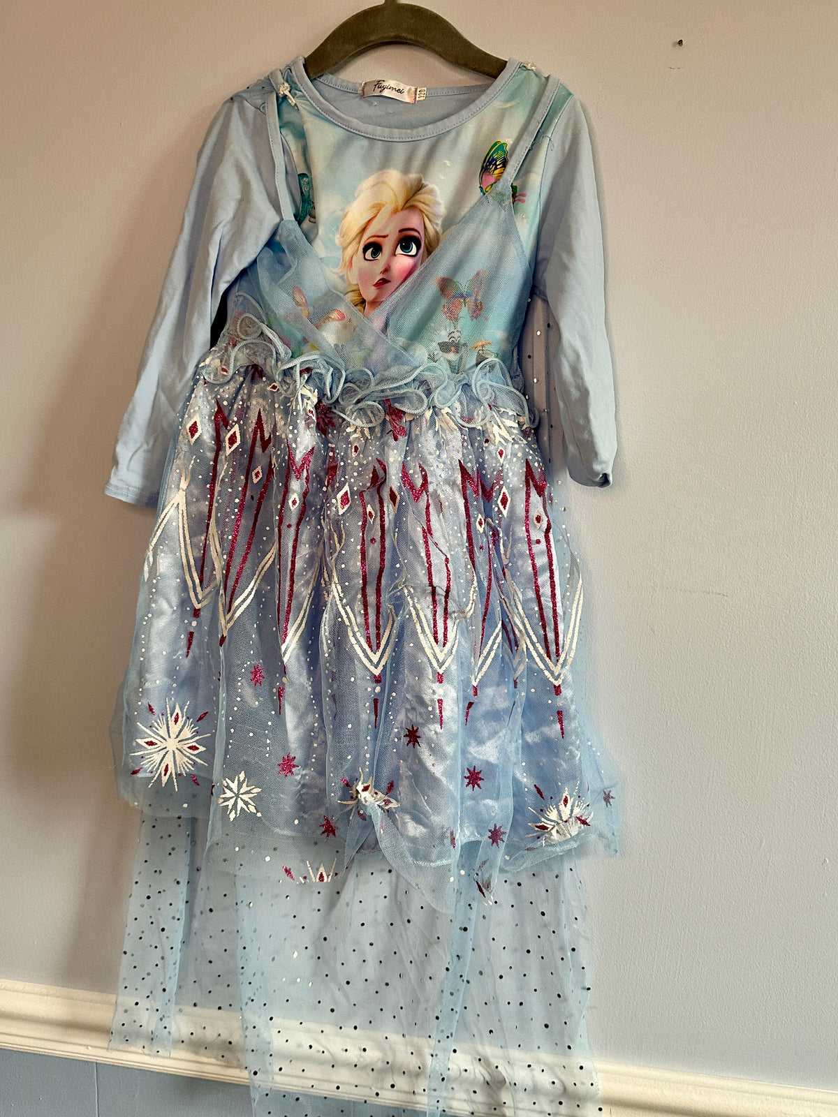 #48 Frozen Princess Dress 4t