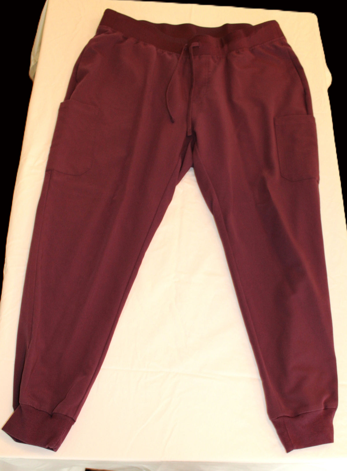 #168 XL Women's Mandala jogger scrub pants - purple