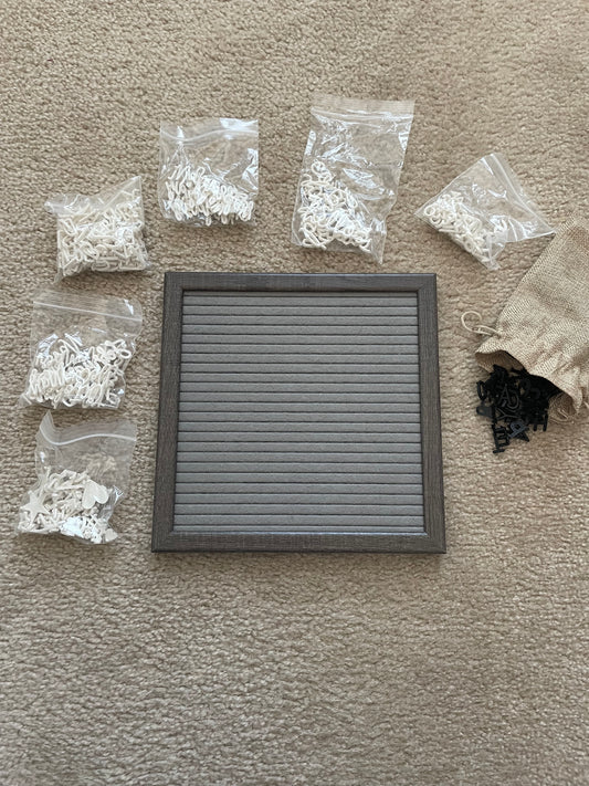 Seller 10- letter board