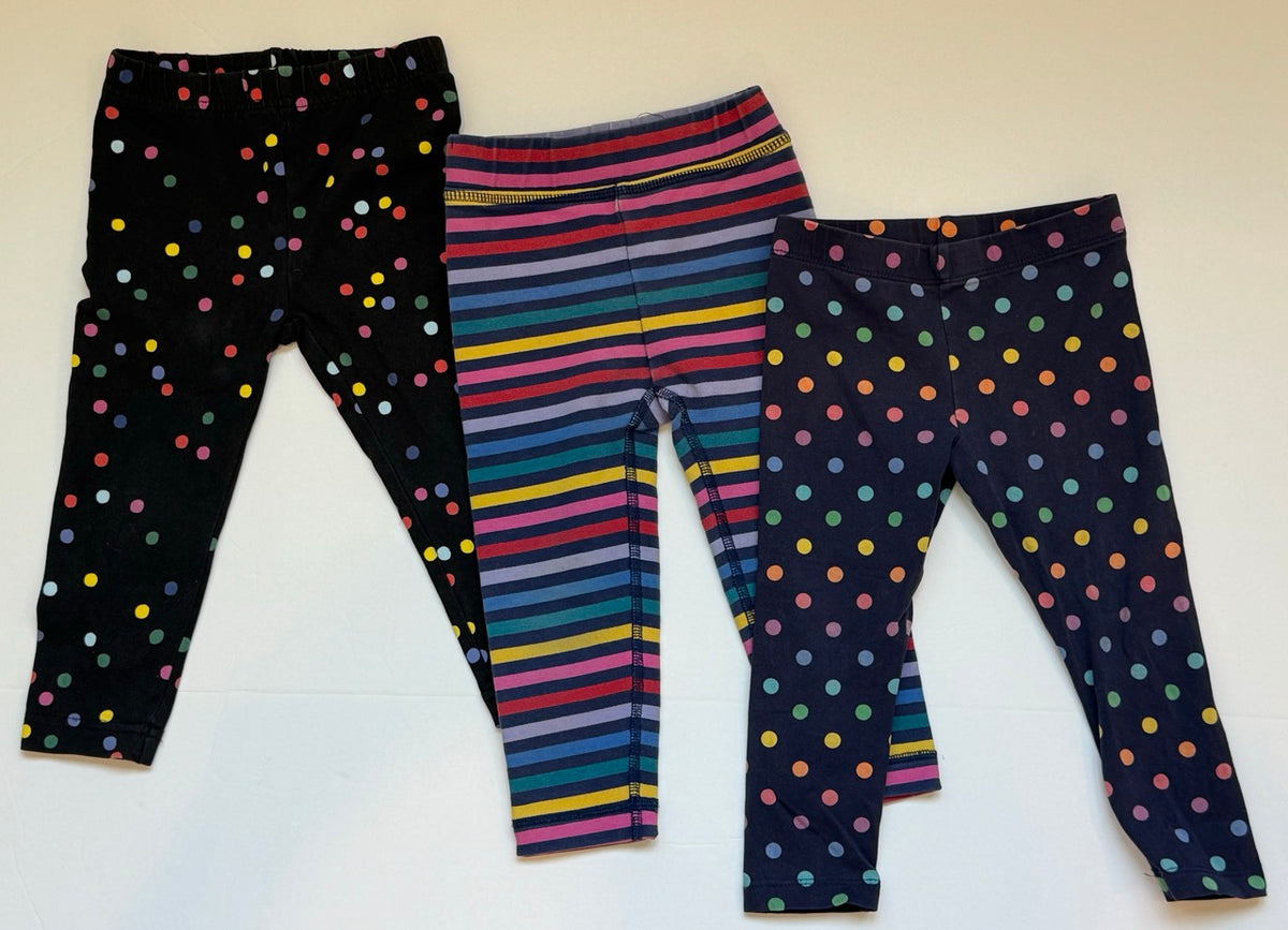 #82 Hanna Andersson (2) & Primary (1) Legging Bundle Girls Size 2T