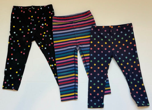 #82 Hanna Andersson (2) & Primary (1) Legging Bundle Girls Size 2T