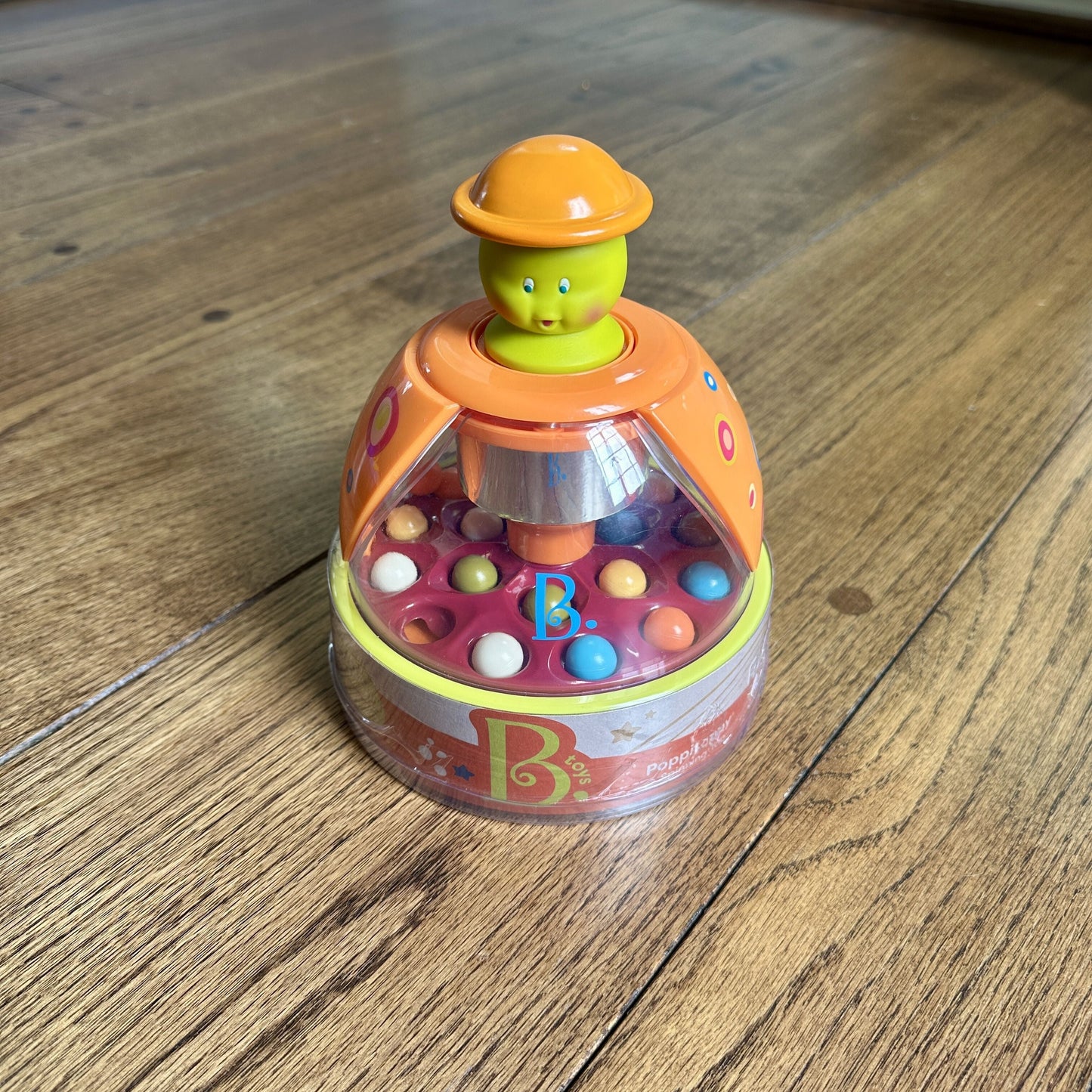 #95 NEW B. toys Ladybug Ball Popping Toy Poppitoppy