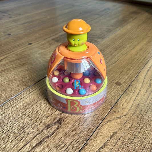 #95 NEW B. toys Ladybug Ball Popping Toy Poppitoppy