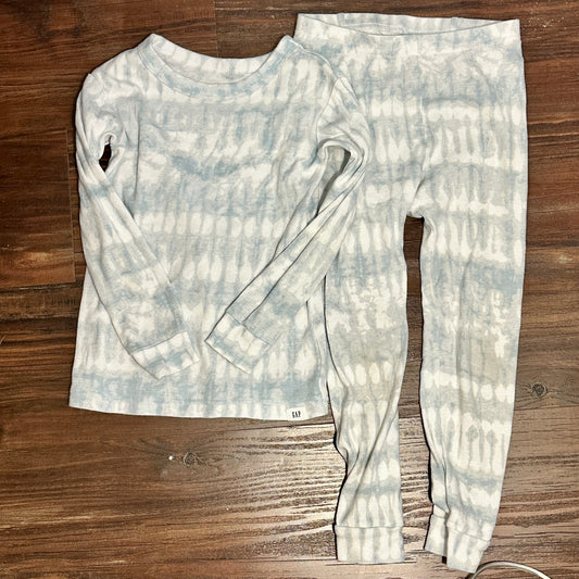 #48 Gap Blue and Gray Tie Dye PJ 4t