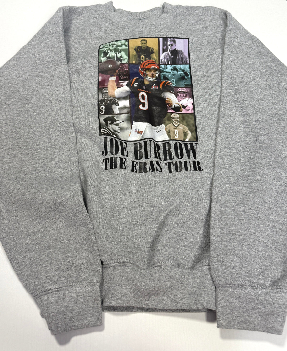 155 Size Youth Large Joe Burrow Eras Tour Sweatshirt VGUC