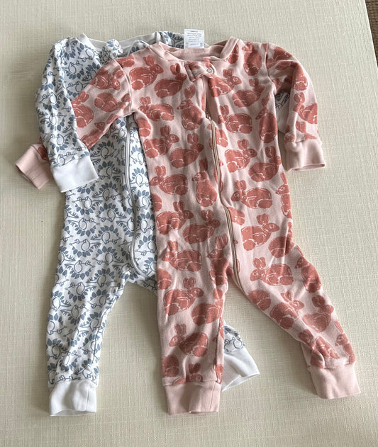 2 pairs of Lewis pajamas 12-18 months 45224