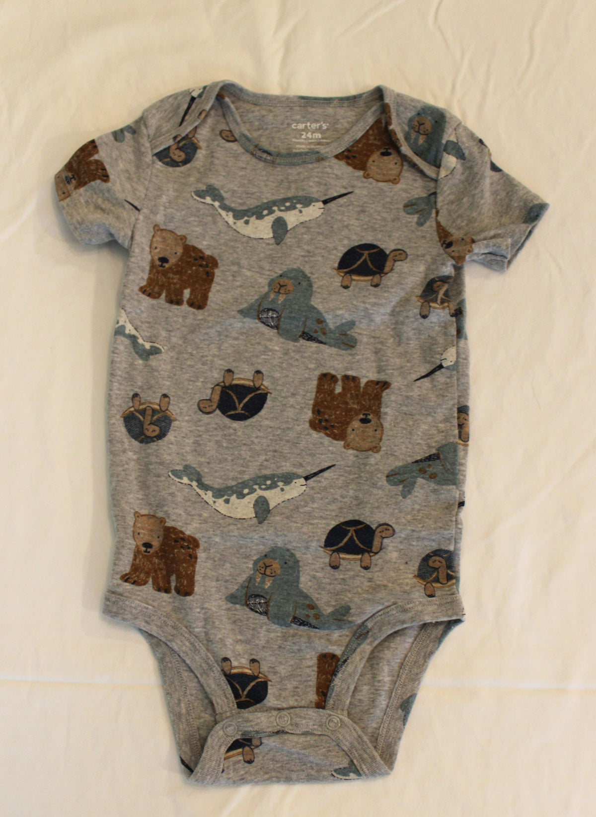 #168 24m Boys Carters onsies - set of 5