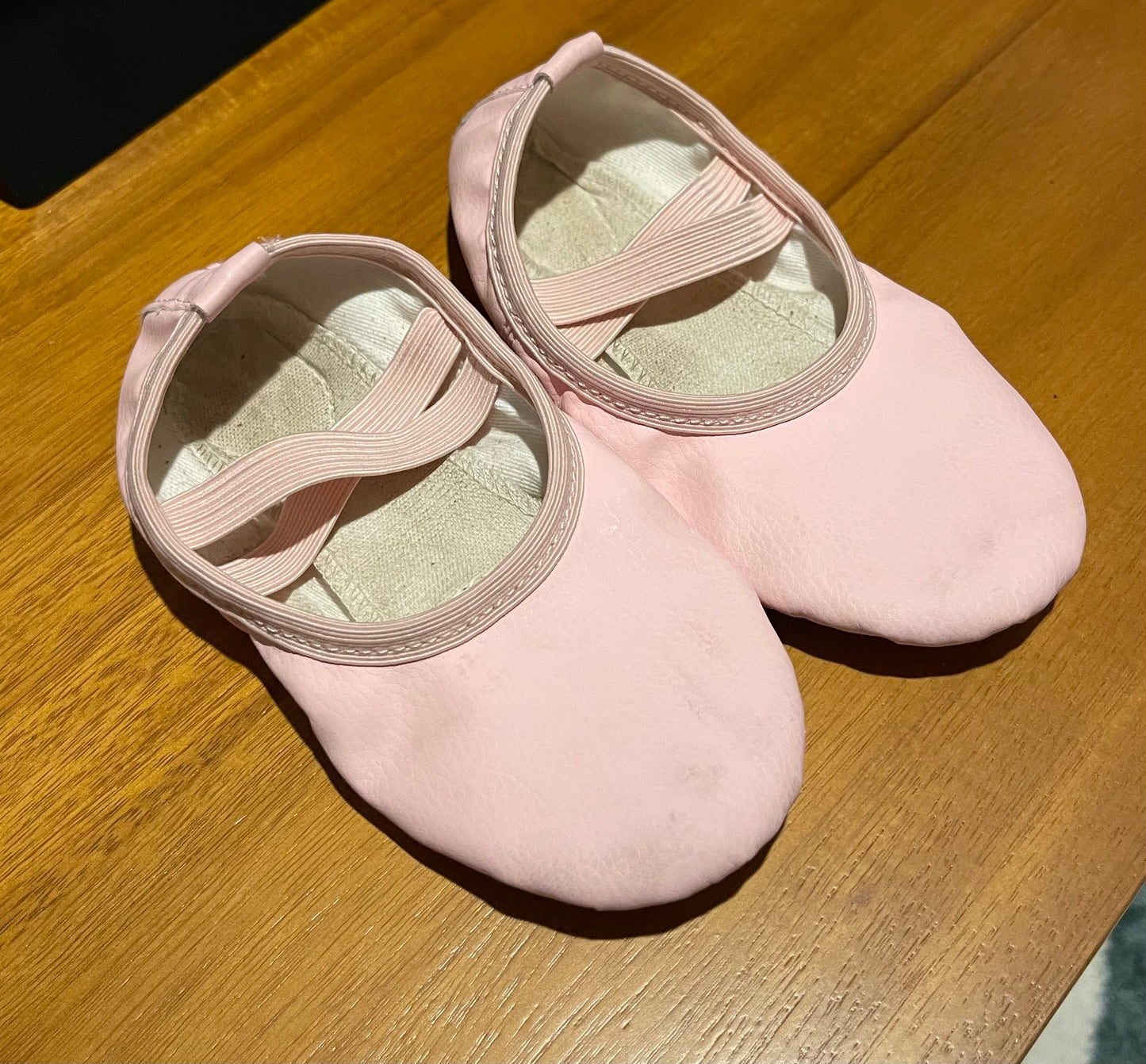 Pink ballet shoes size 10 #79a