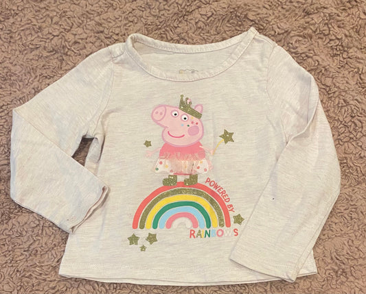 Seller #191 2t Peppa Pig Long Sleeve Shirt