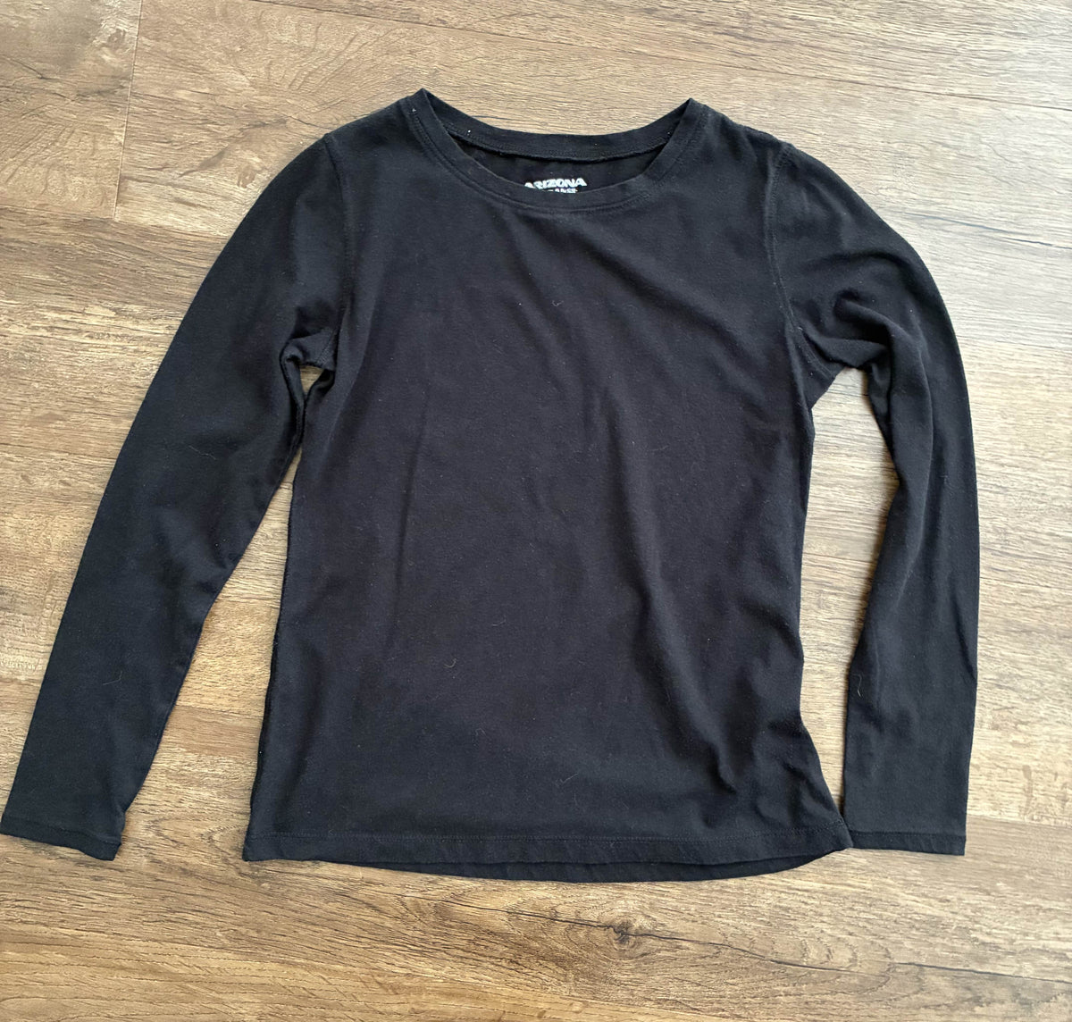 #126 3 Shirts - Black, Arizona Burgundy Graphic, Old Navy Gray Graphic Girls L 10/12