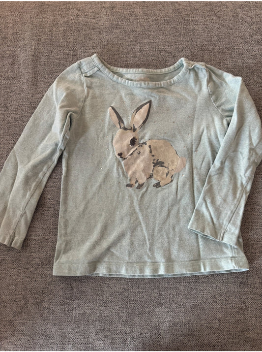 # 92 girls Gymboree 4 t bunny shirt