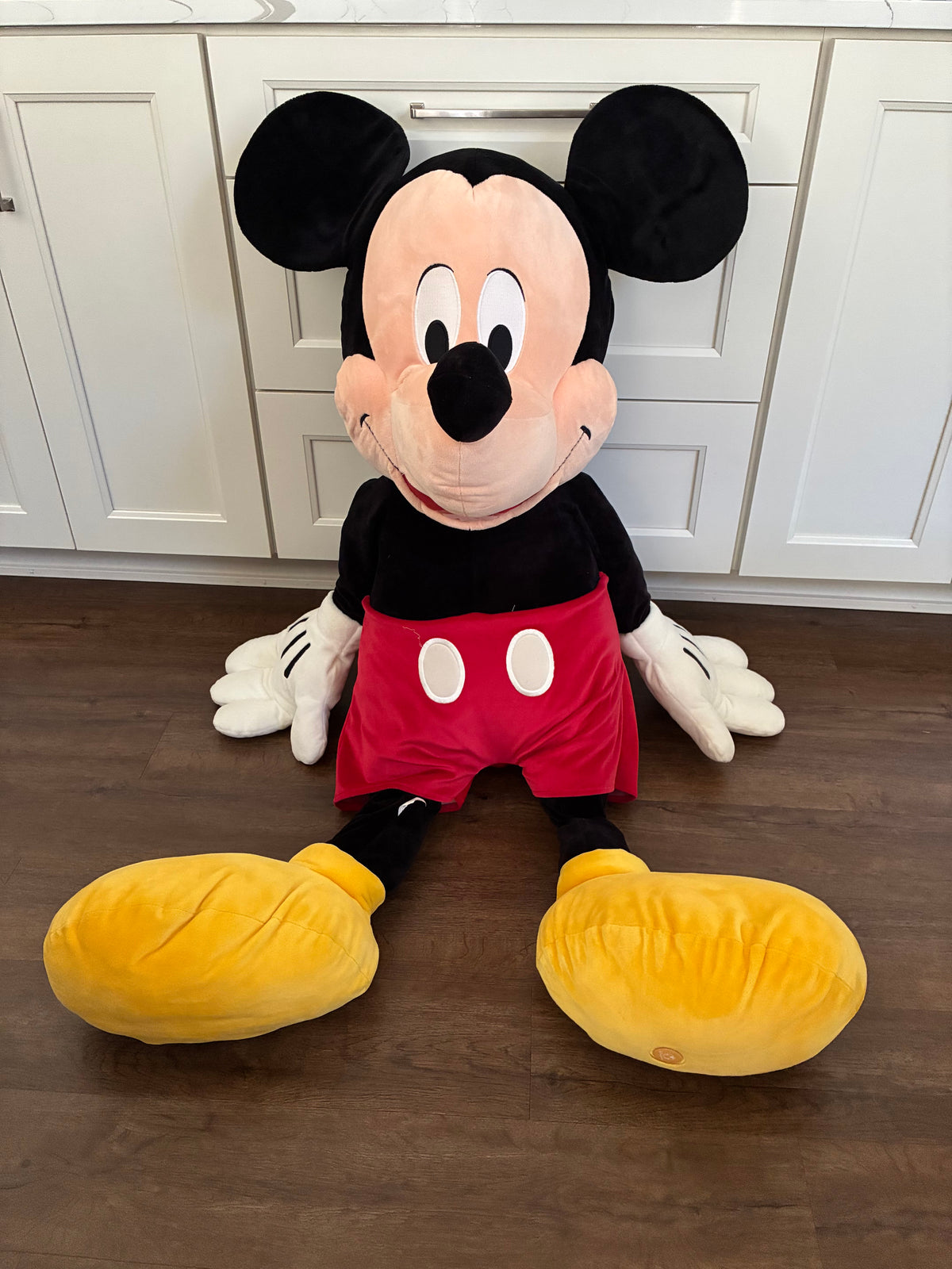 #126 EUC Mickey Mouse Jumbo Oversized stuffed plush