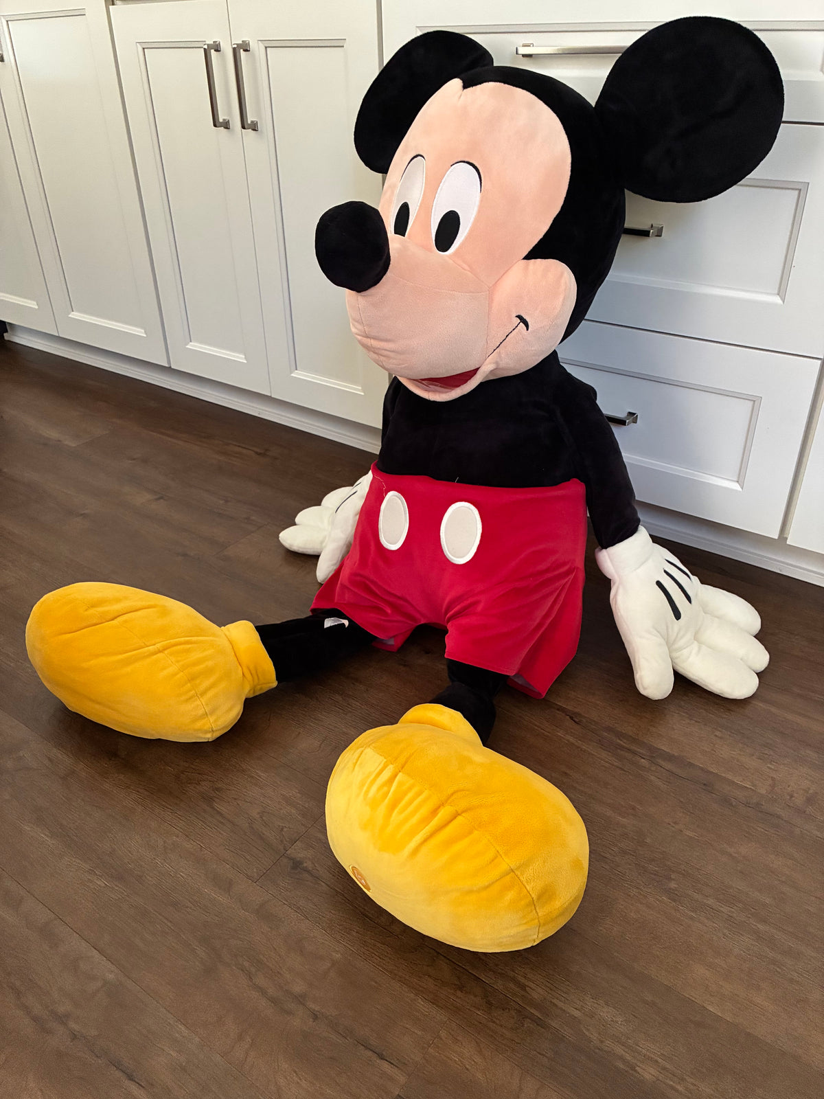 #126 EUC Mickey Mouse Jumbo Oversized stuffed plush