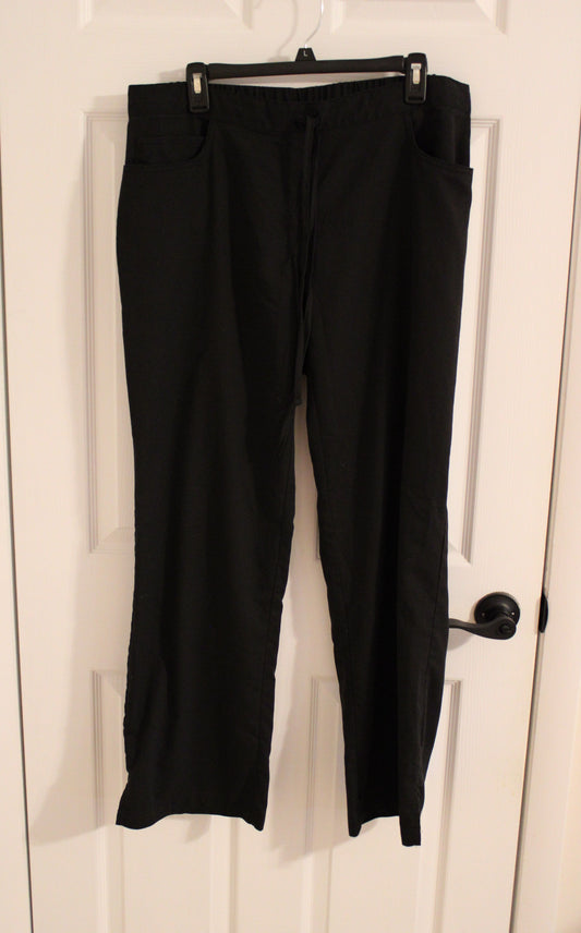 #168 Large Women's Grey's Anatomy black scrub pants