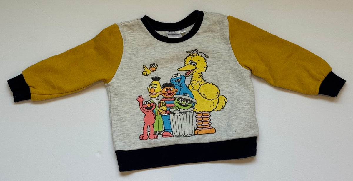 #82 Sesame Street Crewneck Sweatshirt Gender Neutral Size 2T