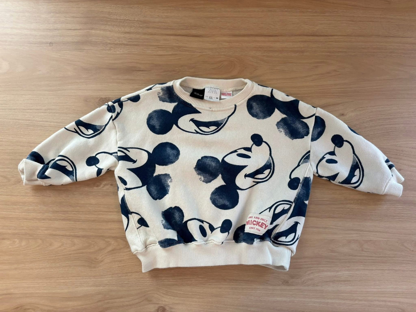 #33 *REDUCED* 2/3T Zara Mickey Mouse Sweatshirt