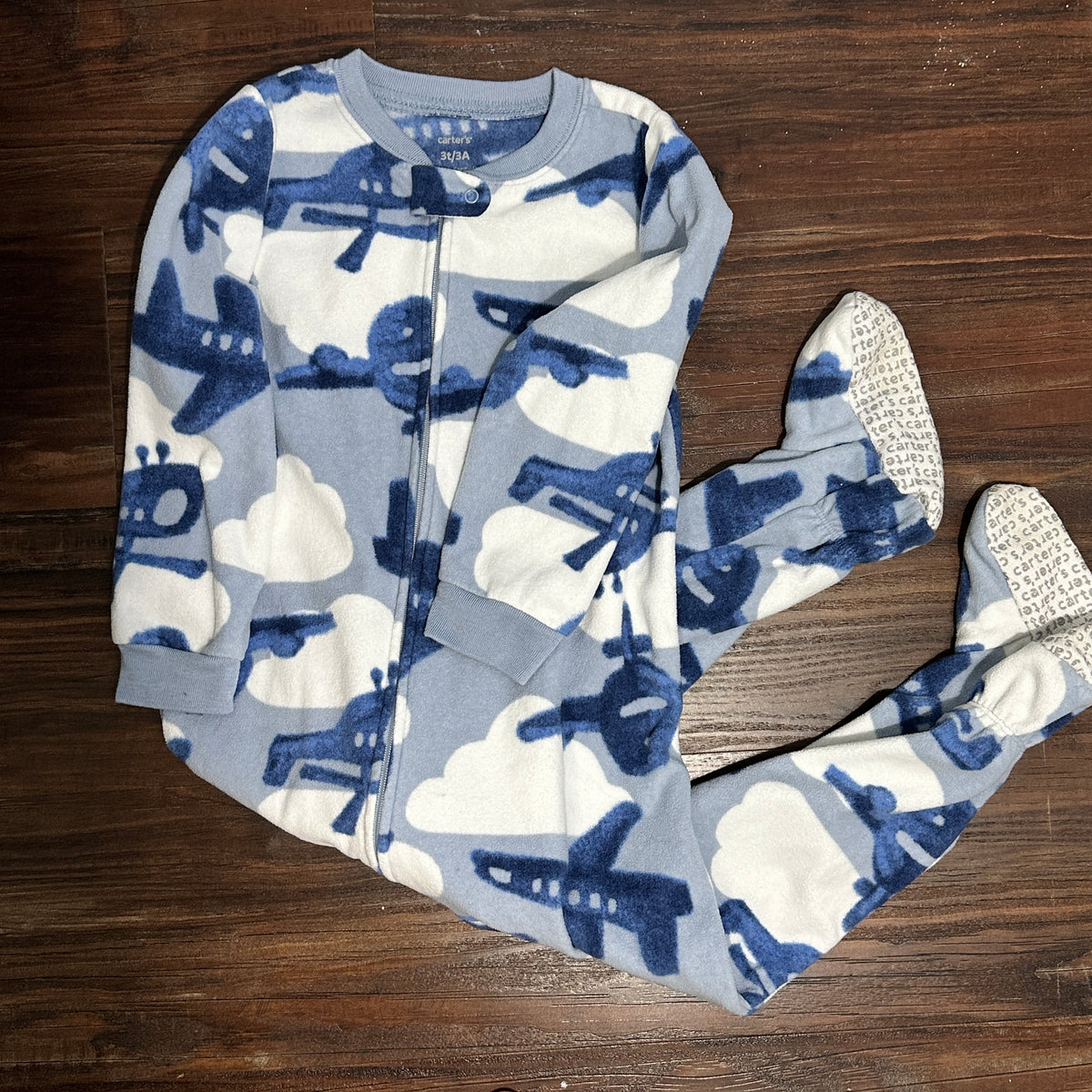 #48 Carters Fleece PJs 3T