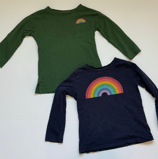#82 Primary Rainbow Shirt Bundle Girls Size 2T