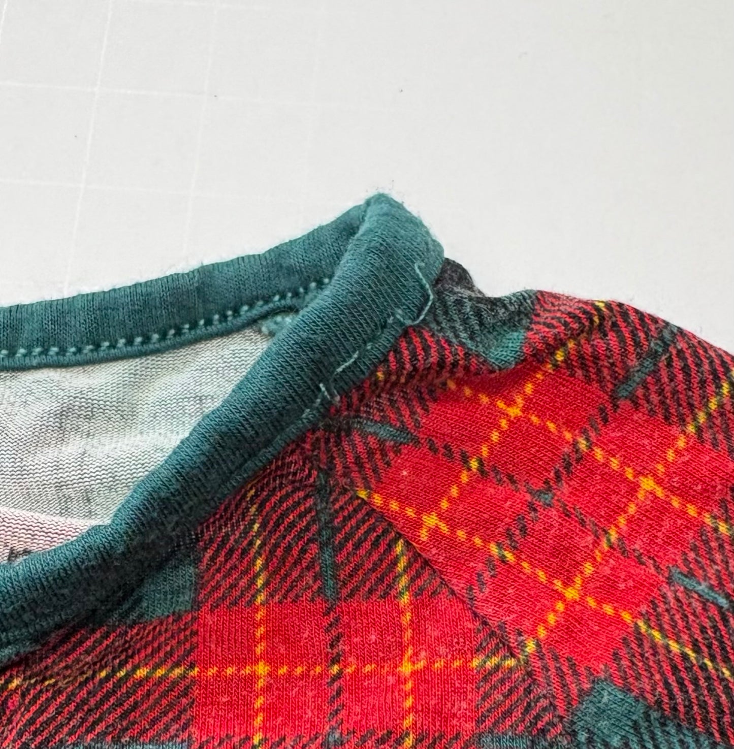 Seller 189 3-6m Little Sleepies Fireside Plaid Zippy GUC
