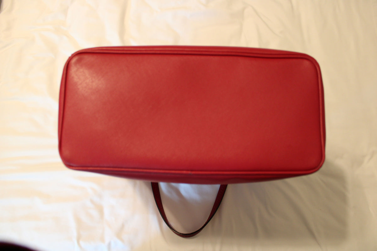 #168 Coach Peyton Red Leather tote - Excellent Condition (originally $358)