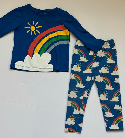 #82 Hanna Andersson Rainbow Set Girls Size 2T