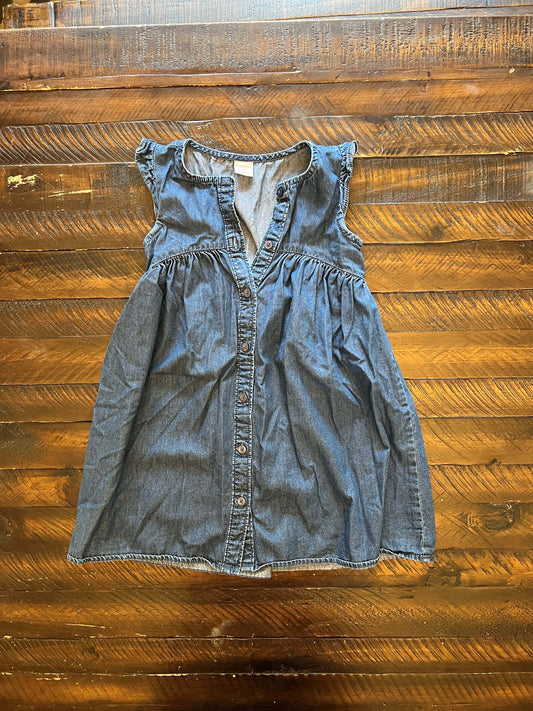 134 Gymboree Girls denim Dress 5T