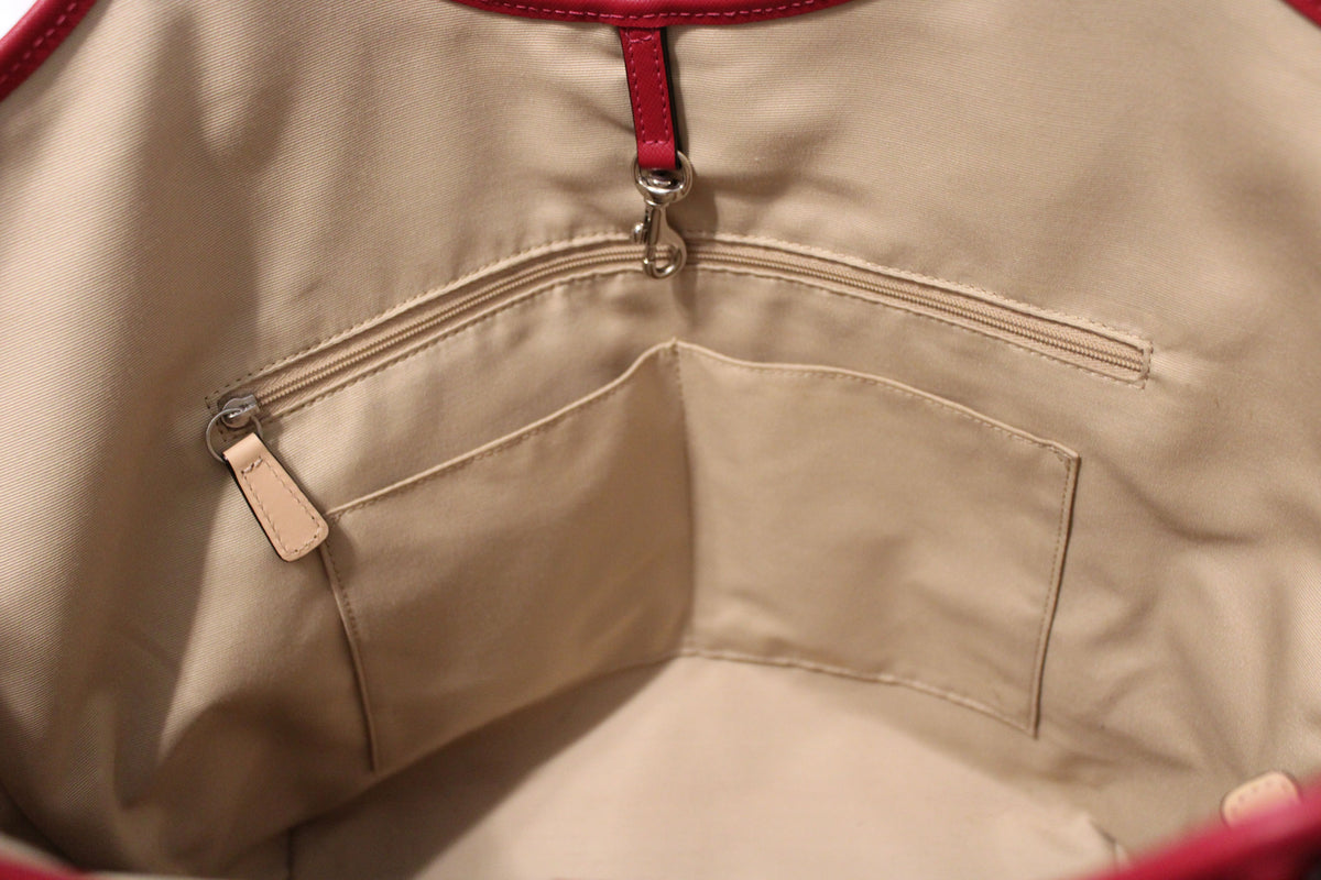 #168 Coach Peyton Red Leather tote - Excellent Condition (originally $358)