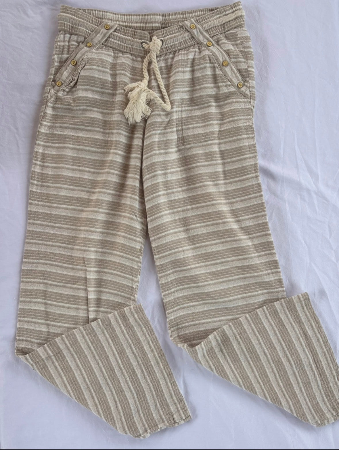 #119 women's Jolt thick linen pants size 7