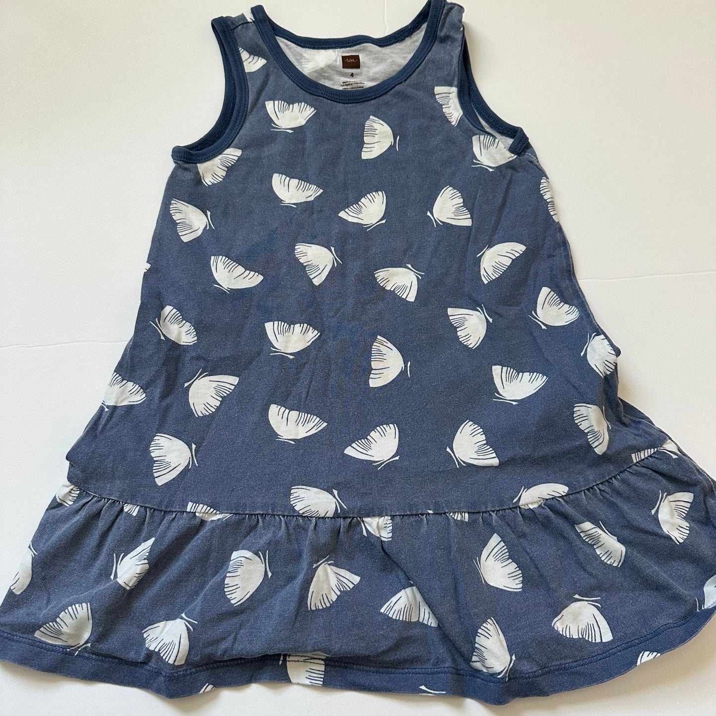Sz4 Tea Blue Butterfly Dress